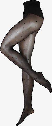 Swedish Stockings Feinstrumpfhose 'Doris Dot' in Schwarz: predná strana