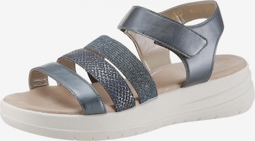 REMONTE Sandals in Blue: front