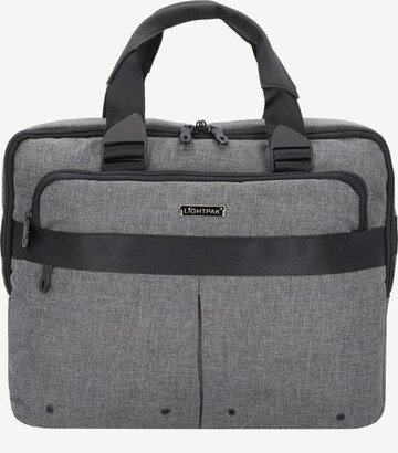 Borsa portadocumenti 'Wookie' di Lightpak in grigio: frontale