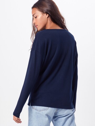 Kaffe Pullover 'Siane' i blå: tilbage