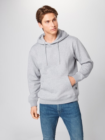 JACK & JONES Sweatshirt 'Soft' in Grey: front