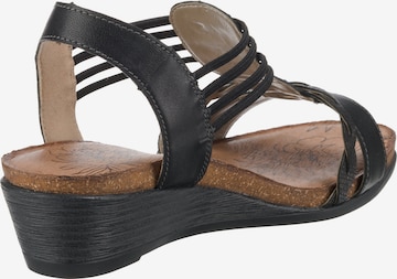 REMONTE Sandalen met riem in Zwart