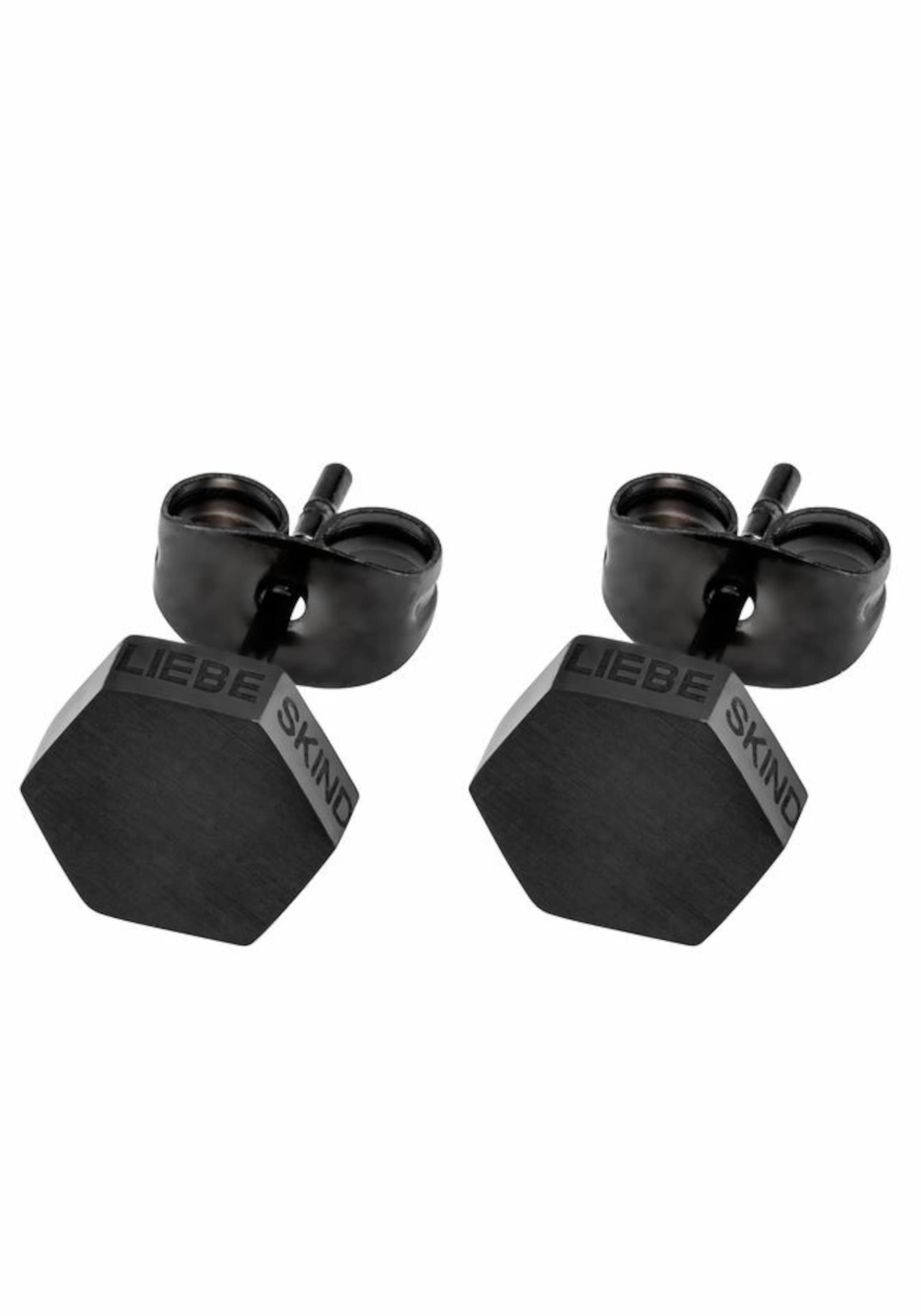 Boucles d'oreilles Liebeskind Berlin en noir
