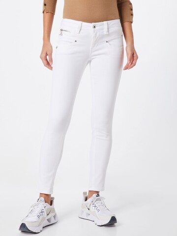 FREEMAN T. PORTER Skinny Jeans 'Alexa' in Wit: voorkant