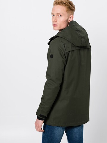 Revolution Between-Season Jacket in Green: back