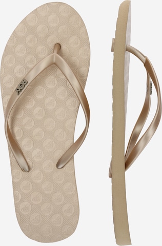 ROXY Teenslipper 'VIVA' in Goud