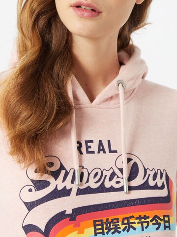 Superdry Sweatshirt in Pink