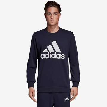 ADIDAS PERFORMANCE Regular Fit Sportsweatshirt in Blau: predná strana