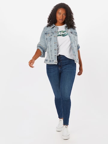 Levi's® Plus Přechodná bunda 'Original Trucker' – modrá