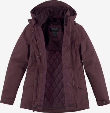 JACK WOLFSKIN Outdoor Jacket 'Park Avenue' in Red