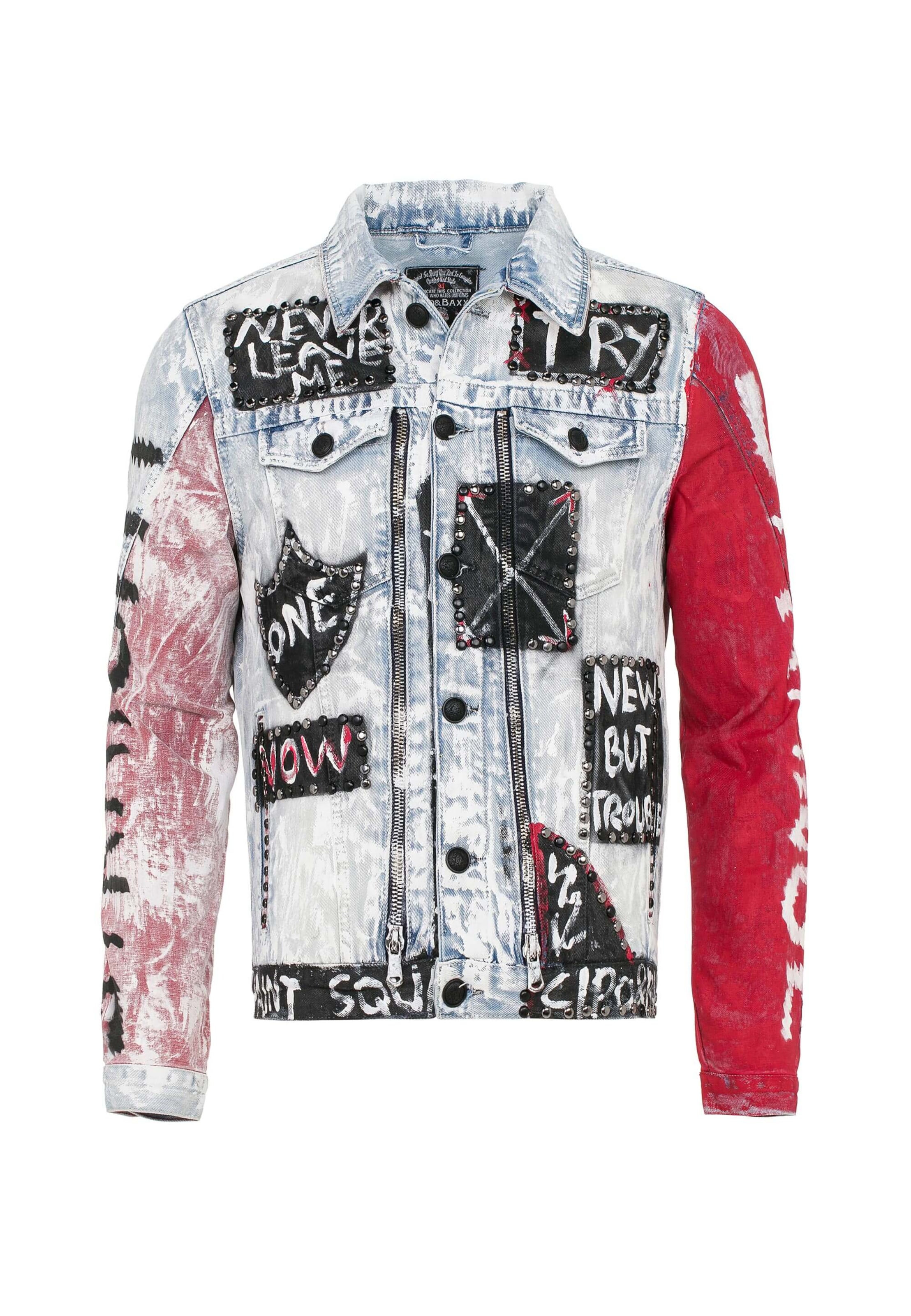 CIPO & BAXX Jacke 'Diy' in Blau: Vorderseite