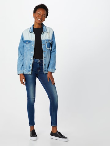 Herrlicher Skinny Jeans in Blauw