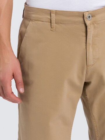 CROSS JEANS Regular Pants ' Leom ' in Brown