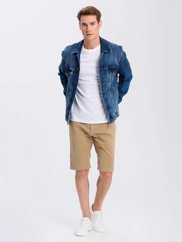 CROSS JEANS Regular Pants ' Leom ' in Brown
