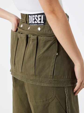 Wide Leg Pantalon 'P-RAEY' DIESEL en vert