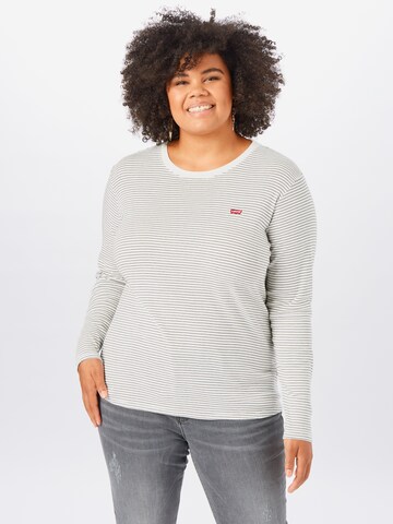 Levi's® Plus Shirt 'Baby Tee' in Grey: front