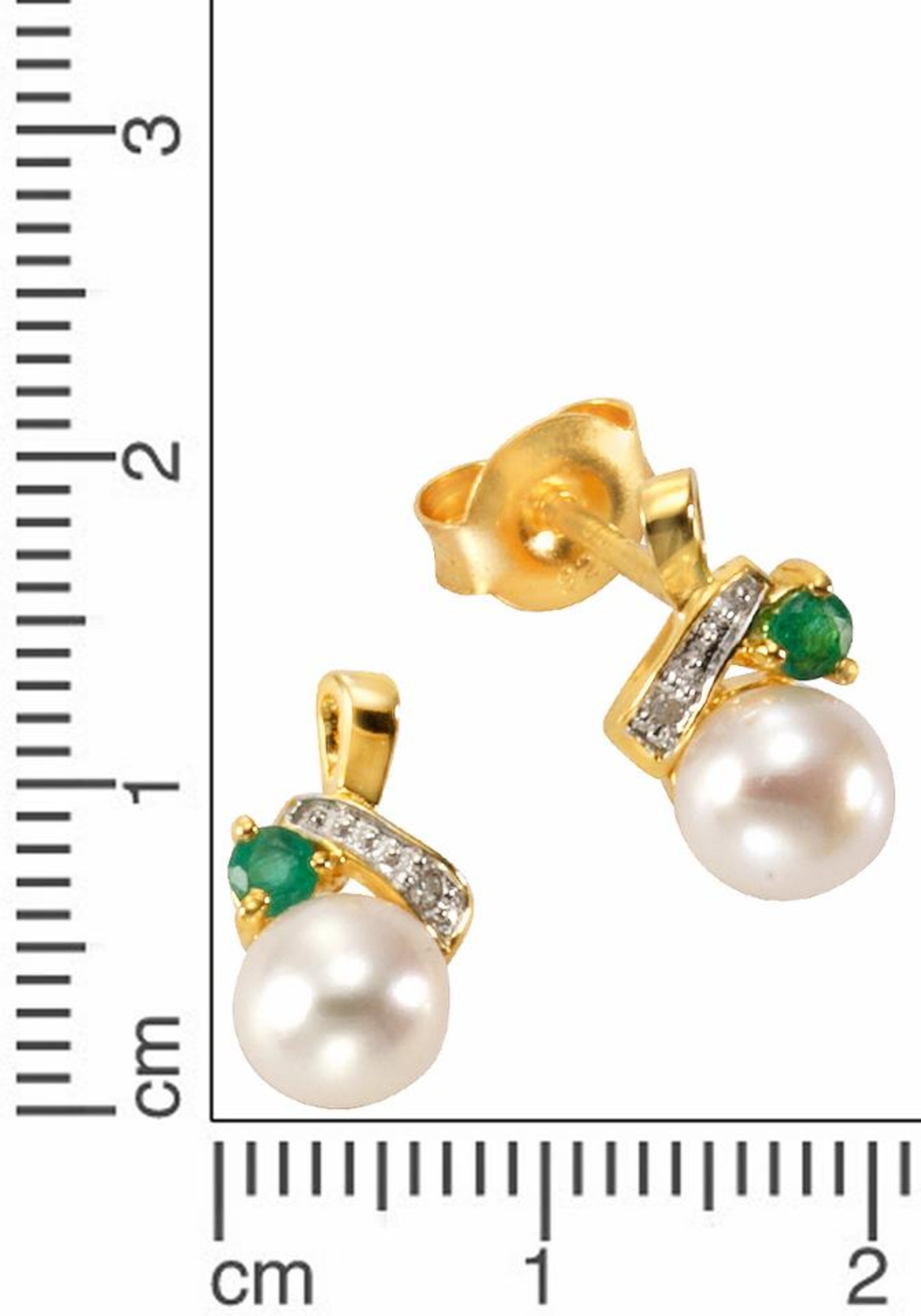 FIRETTI Paar Ohrstecker in Gold