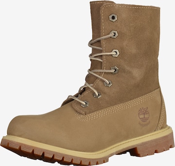 Bottines à lacets 'Authentics' TIMBERLAND en beige : devant