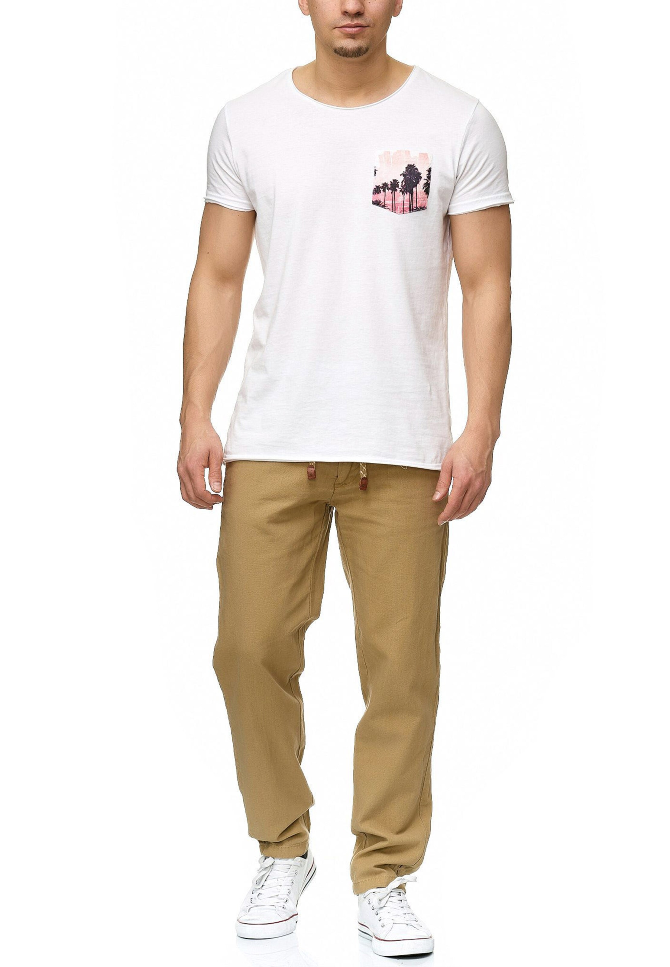 INDICODE JEANS Regular Chino 'Veneto' in Beige