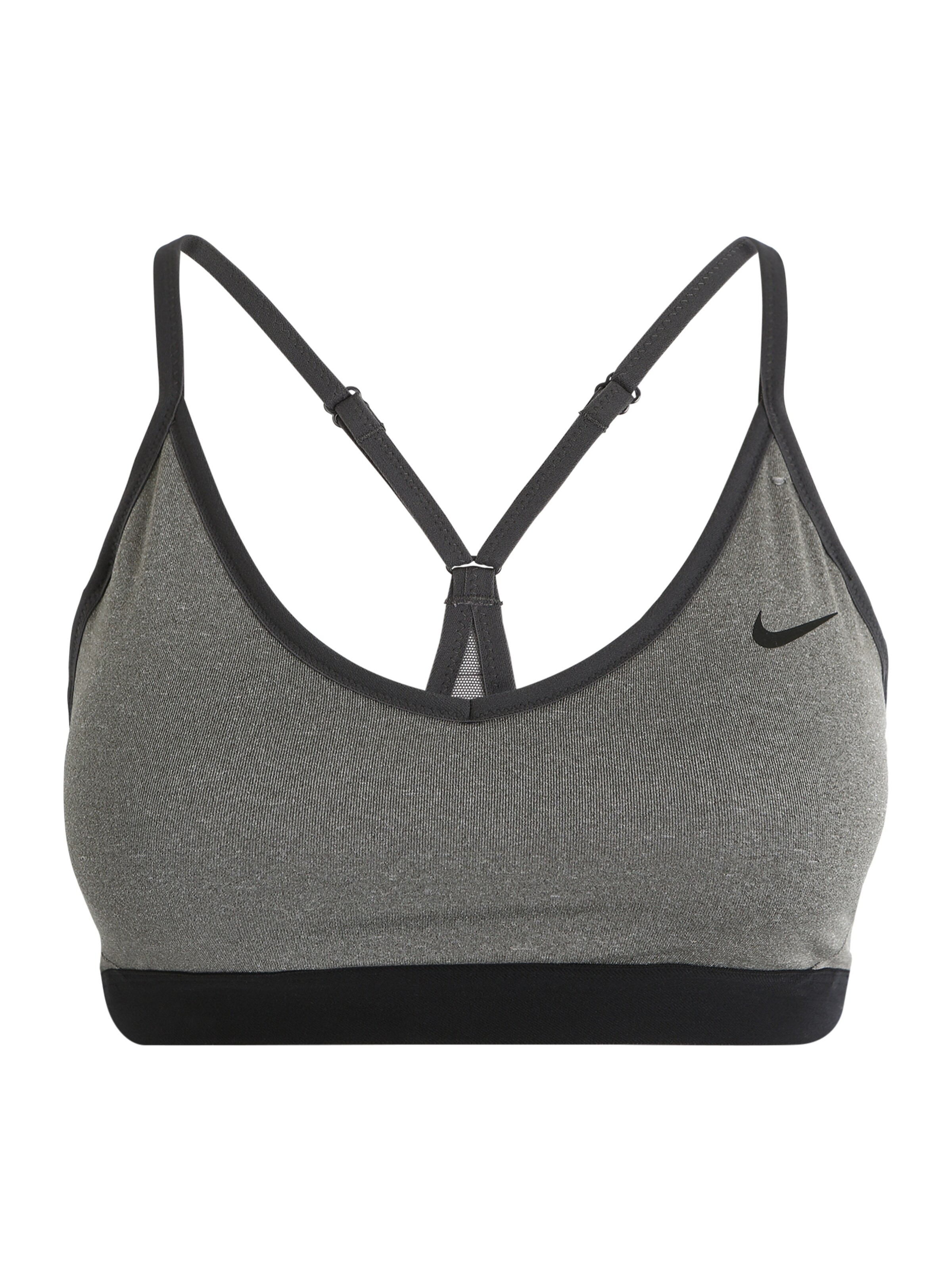 NIKE - Sport bh 'INDY' in de kleur Antraciet