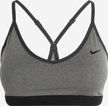 regular Reggiseno sportivo 'Indy' di NIKE in grigio: frontale