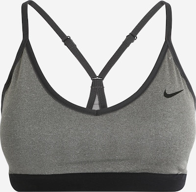 NIKE Sports bra 'Indy' in Dark grey / Black, Item view