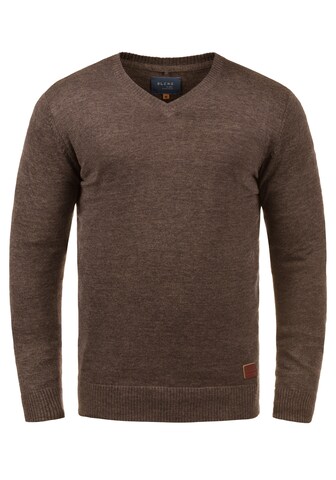 BLEND Sweater 'Lasse' in Brown: front