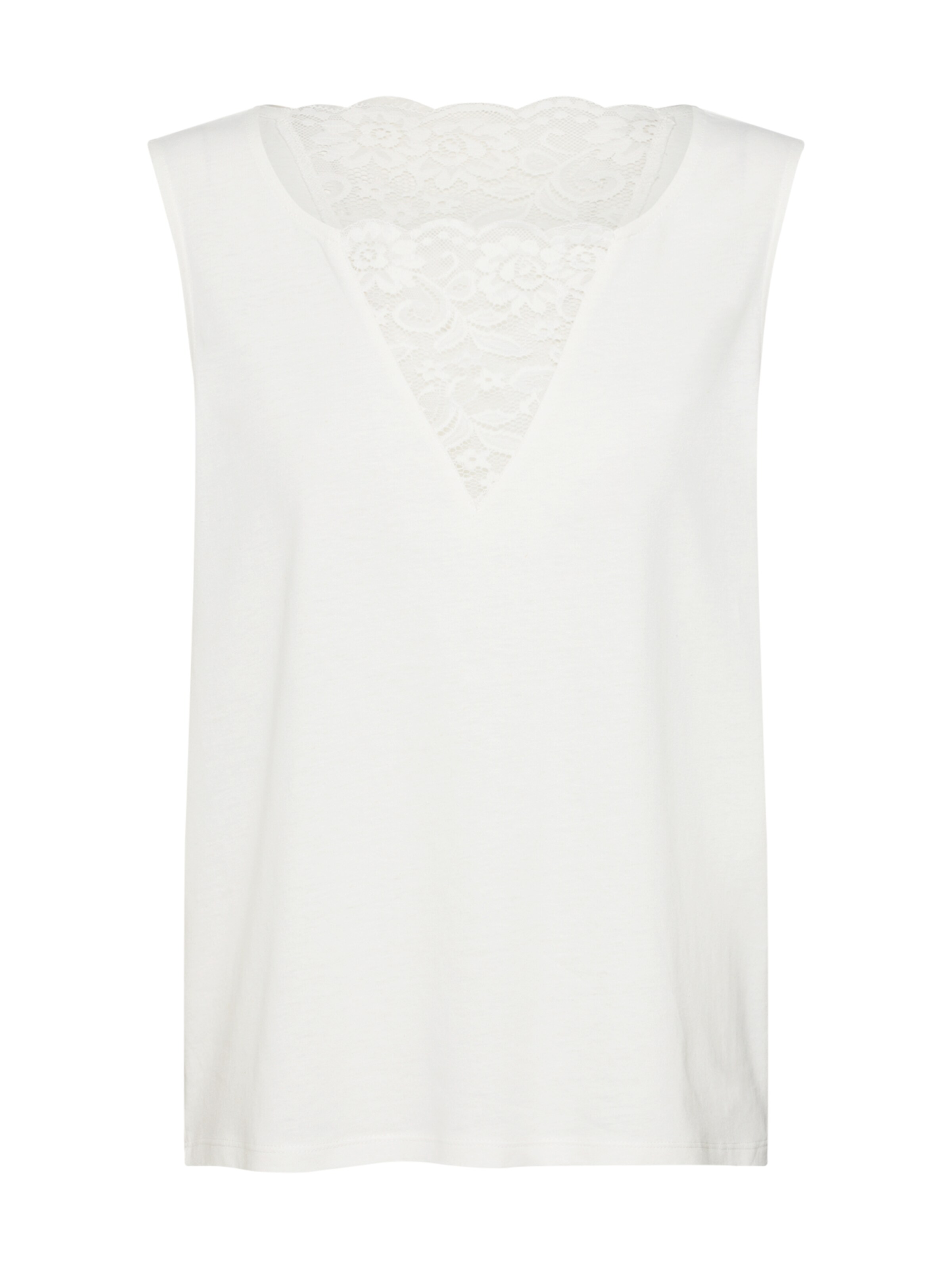 VILA - Top 'Vilanna' in de kleur Wit