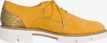 TAMARIS Lace-Up Shoes in Yellow