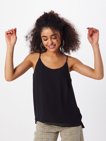 Soft Rebels Top in Zwart: voorkant