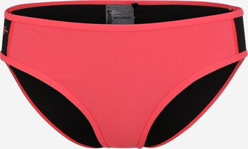 Superdry Sportowy dół bikini w kolorze różowy: przód