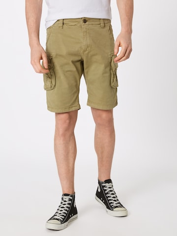 ALPHA INDUSTRIES Regular Cargo trousers in Green: front