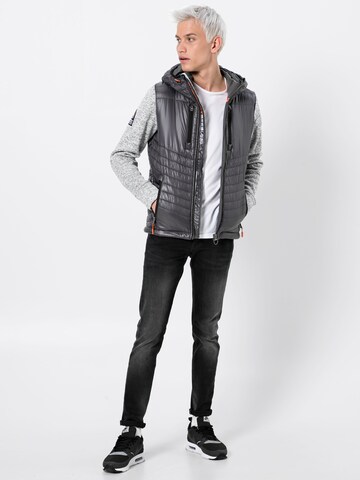 Veste mi-saison 'Storm' Superdry en gris