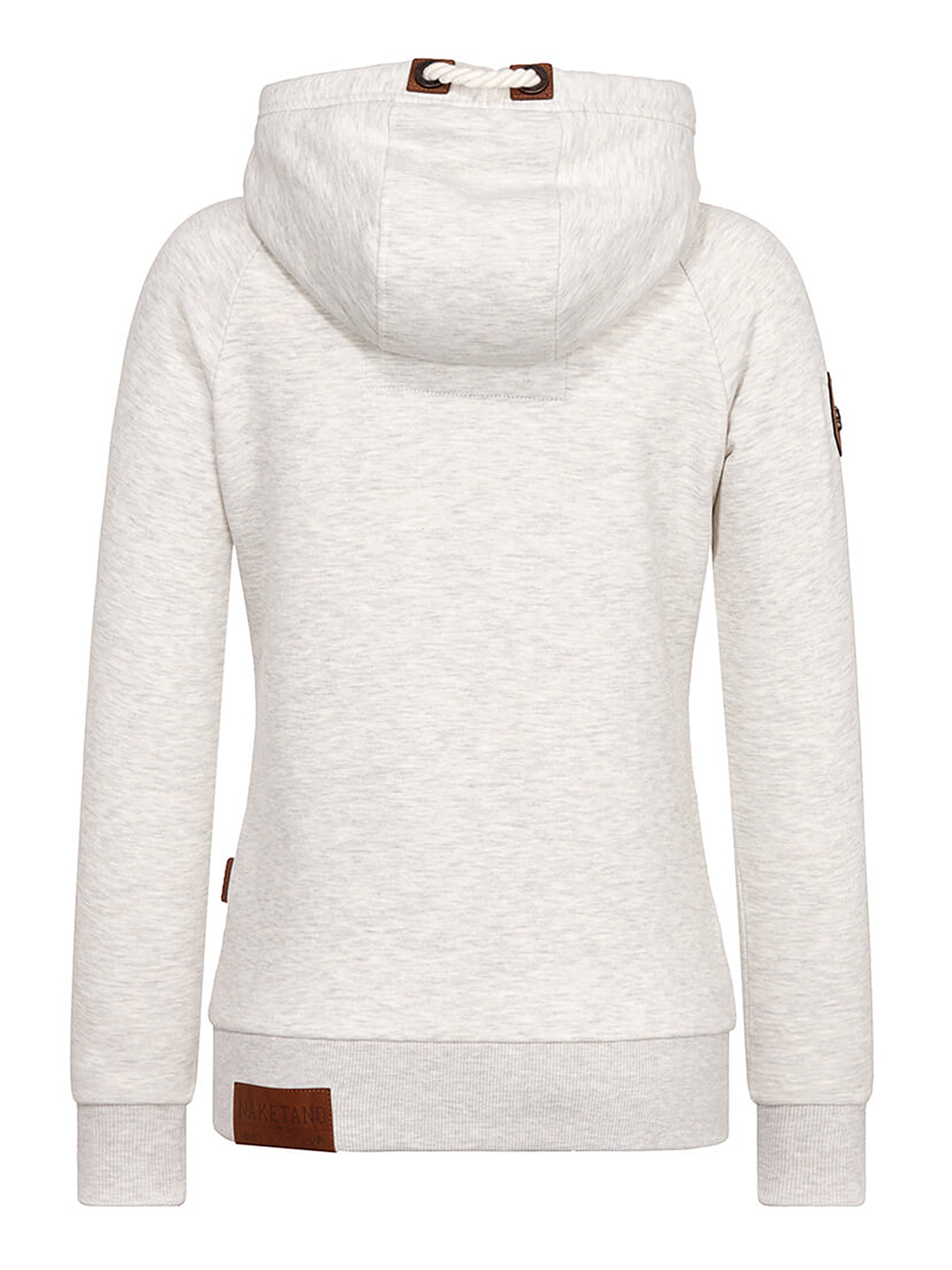 Veste de survêtement naketano en beige : derrière