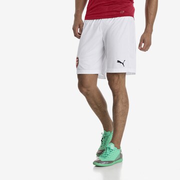 PUMA Regular Sportbroek 'FC Arsenal' in Wit: voorkant