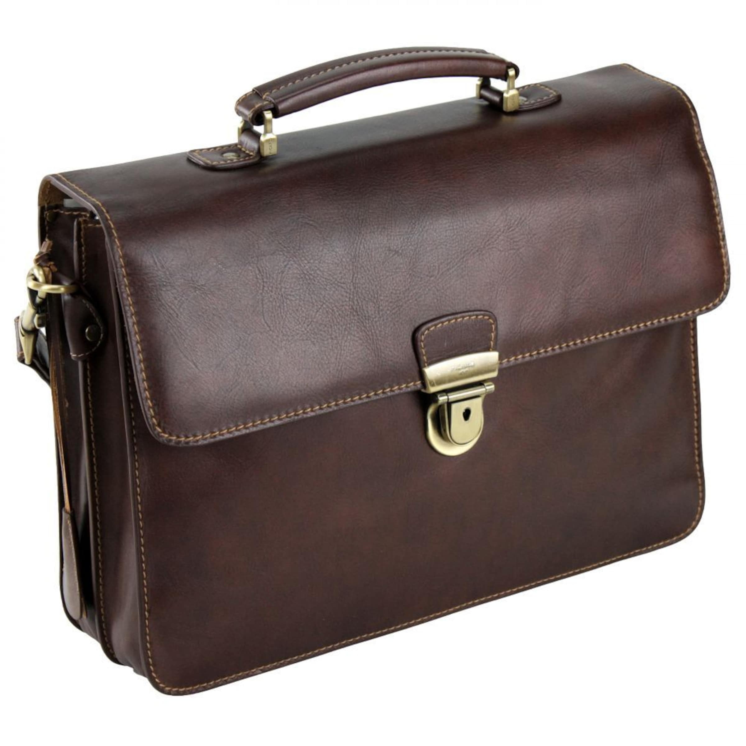 Picard Aktentasche 'Toscana' in kastanienbraun, Produktansicht