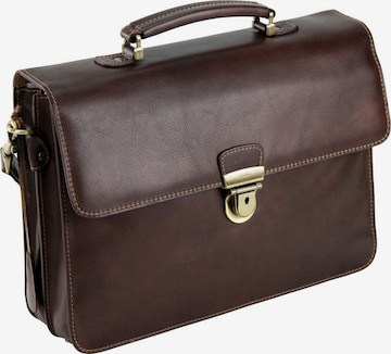 Picard Document Bag 'Toscana' in Brown: front