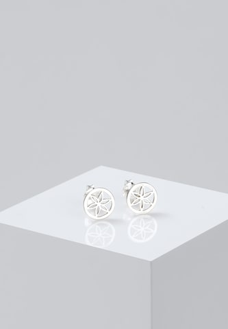 ELLI Earrings 'Blume' in Silver