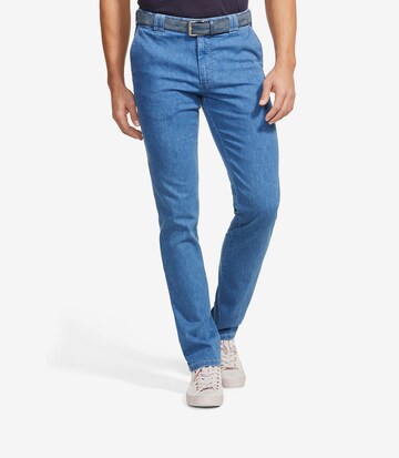 MEYER Slimfit Jeans 'Coolmax' in Blauw: voorkant