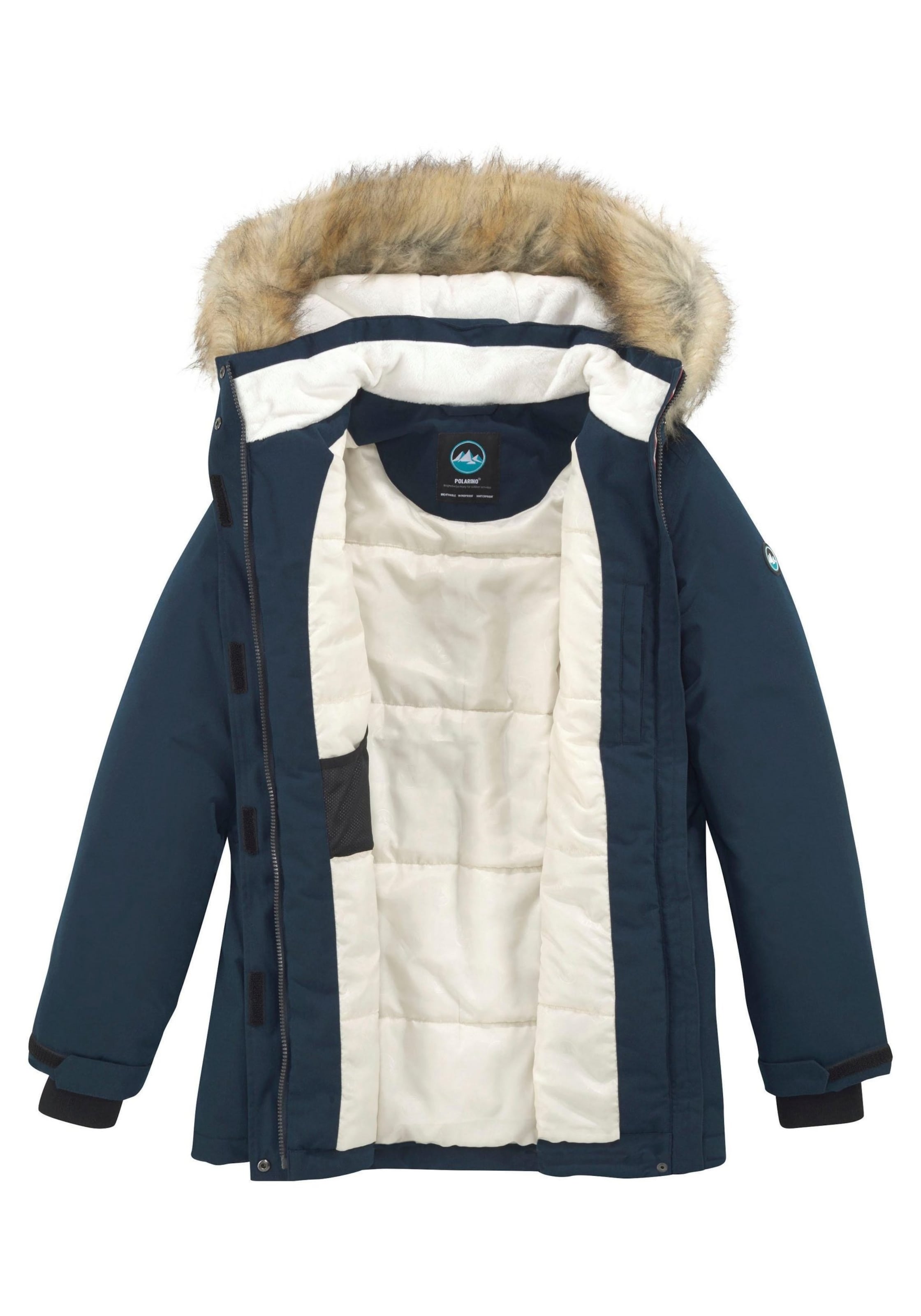 POLARINO Funktionsparka in Blau