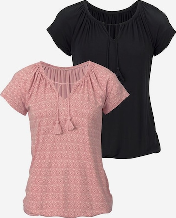 T-shirt VIVANCE en rose : devant