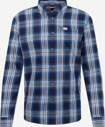 Superdry Regular Fit Hemd 'Workwear' in Blau: predná strana