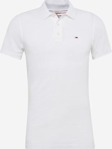 Tommy Jeans Poloshirt in Weiß: predná strana