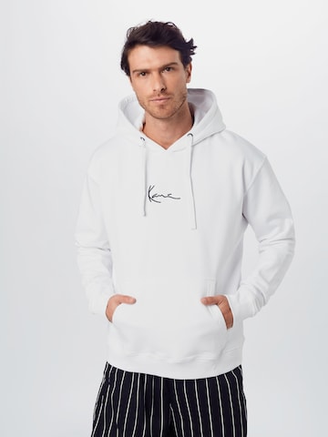 Sweat-shirt Karl Kani en blanc : devant