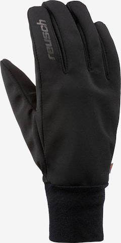 REUSCH Athletic Gloves 'Walk' in Black: front