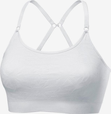 BENCH Bustier Sport-BH in Weiß: predná strana