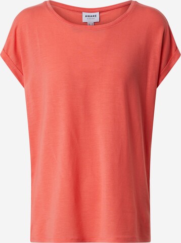 VERO MODA T-Shirt 'Ava' in Orange: predná strana