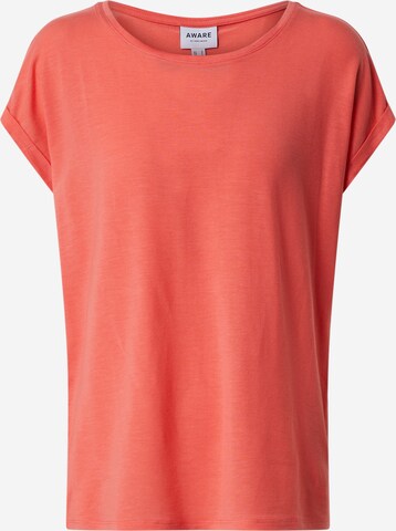 VERO MODA Shirt 'Ava' in Oranje: voorkant