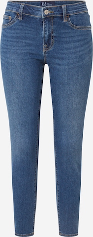 GAP Skinny Jeans 'V-FAVORITE DK GORDON' i blå: framsida