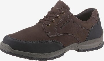 JOSEF SEIBEL Lace-Up Shoes 'Lenny' in Brown: front